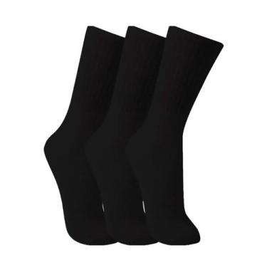 Imagem de Kit/3 Meia Cano Longo Trifil T06313 Masculina Esportiva Algodão T. 39/