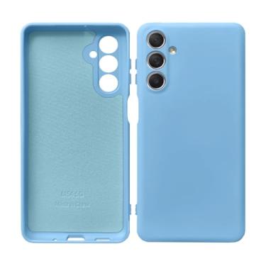 Imagem de [GL CASES] Capa Samsung M54 Capinha Samsung M54 Case Aveludada Anti Impacto Reforçada Silicone Emborrachado Com Proteção De Câmera (Azul Claro)