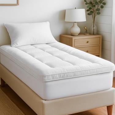 Imagem de Pillow Top Extra Macio Almofada Protetor de Colchão A+ Premium Andreza (branco, Solteiro)