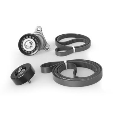 Imagem de Kit de polia tensora de correia de transmissão para Chevy Express 2500 3500, para Chevy Silverado 2500 HD 3500 HD, para GMC Savana 2500 3500, para GMC Sierra 2500 HD 3500 HD, 2009-2018, V8 6.0L