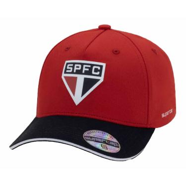 Imagem de Boné São Paulo SuperCap Aba Curva Bordado Vermelho - Infantil Tamanho:Único;Cor:Vermelho