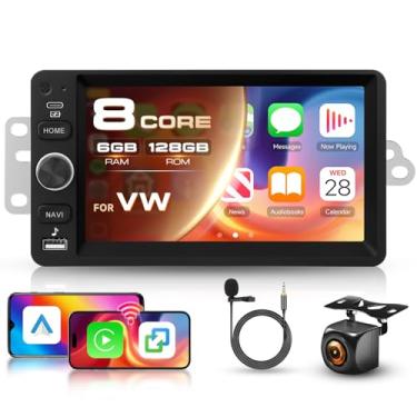 Imagem de Câmera de backup 8 Core 6G 128G para Chevy Chevrolet Silverado Tahoe 2003-2006, GMC Siera Yukon 2003-2006, rádio 17 cm, tela sensível ao toque sem fio, Carplay, Android, Auto, Bluetooth, DSP, GPS