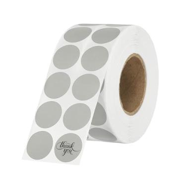 Imagem de PATIKIL 3000 peças de etiquetas térmicas redondas, adesivos coloridos em círculo de 0,8 polegadas, etiquetas autoadesivas para impressão térmica, escritório, decoração de casa, diário, lista de