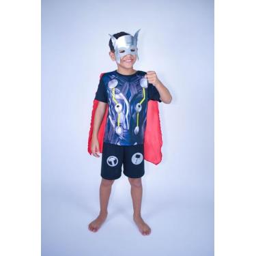 Imagem de Fantasia Infantil Menino Heroi Com Mascara Muvile, 6