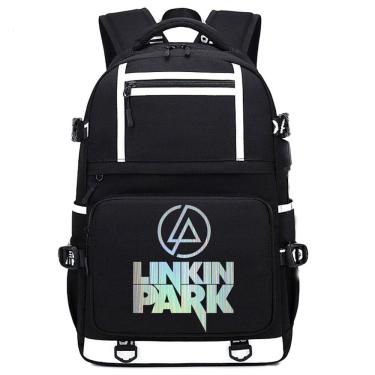 Imagem de Mochila Linkin Park Anime School Bag Cartoon Student