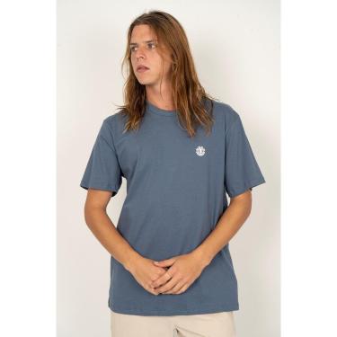 Imagem de Camiseta Element E471A0876 Basic Crew - Azul-Masculino