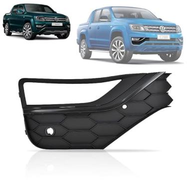 Imagem de MOLDURA FAROL DE MILHA LADO DIREITO VW AMAROK 2017 A 2023 COM FURO SENSOR - 2H68984909B9