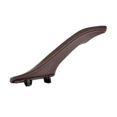 Imagem de Compatível com BMW Série 5 F10 F11 F18 520i 523i 525i 528i 535i LHD RHD Porta interna Puxador de couro Conjunto de substituição Maçaneta interna da porta(LEFT MOKA)