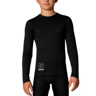 Imagem de Camiseta térmica United Infantil Unissex Proteção Solar FPU50 Manga Lo