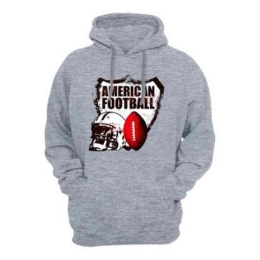 Imagem de Blusa Moletom Canguru Masculina Flanelada Capuz Cordao Ajustavel Estampado Moderno Casaco de Frio-Masculino