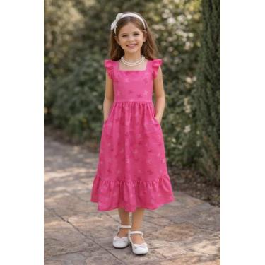 Imagem de Vestido rafaela borboleta - MODAS LEONARDO, 10, Pink