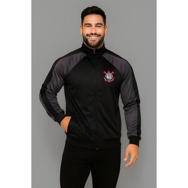 Imagem de Jaqueta Blusa Masculina Corinthians SCCP Timão Oficial Licenciada Escudo Emblema Bordado-Masculino