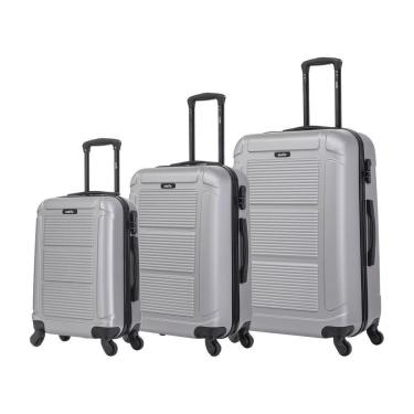 Imagem de Kit Mala Viagem Otello Luggage 3Pçs P/M/G 15 23 e 30Kg Rodas 360-Unissex