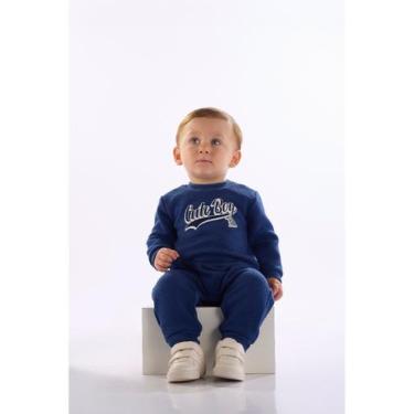 Imagem de Macacão Cute Boy Bebê Matelassê Quimby, Azul
