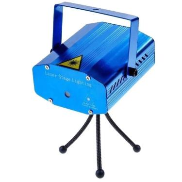 Imagem de Mini Projetor Laser Holográfico Mini Laser Stage para Festa com Efeitos Pontilhado Coração Estrela Azul Shopmix