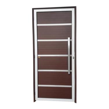 Imagem de Porta Lambril Premium com Puxador Super 25 210cm x 90cm Brimak Abertur
