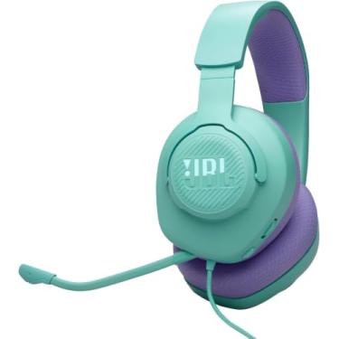 Imagem de JBL, Fone de Ouvido Com Fio, Quantum 100M2, Headset Gamer, Over Ear, Microfone Removível - Verde