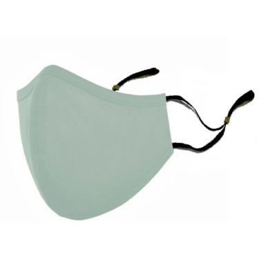Imagem de 3 Máscaras Tecido Algodão Premium Tripla Camada Verde G