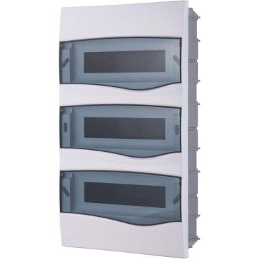 Imagem de Quadro de Distribuição de Embutir 36 DIN ou 24 NEMA Tramontina com Porta Transparente Tramontina