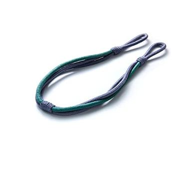 Imagem de Suportes de cortina Laços de cortina de corda de algodão simples gravatas de cortina de combinação e combinação de duas cores fashion, T1,2 PCS