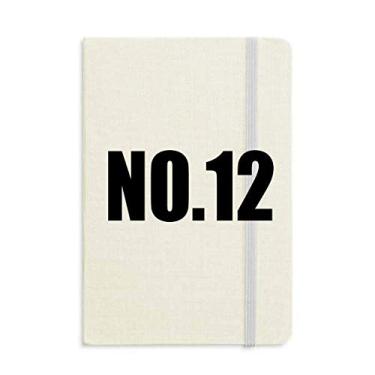 Imagem de Lucky No.12 Número Nome Notebook Capa Rígida Diário Clássico A5 Presente