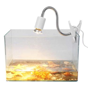 Imagem de Hztyyier Luz de aquecimento 220-240V absorve a lâmpada de calor de répteis de cálcio para répteis tartarugas lagarto (50W) iluminação de aquário