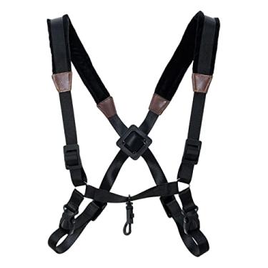 Imagem de Cinta de Nylon Profissional para Saxofone Sem Tensão No Pescoço Alça de Ajustável para Saxofone Barítono