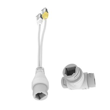 Imagem de MOUDOAUER Pacote com 2 unidades RJ45 PoE divisor adaptador adaptador soquete hub para câmera de segurança instalar TV Box