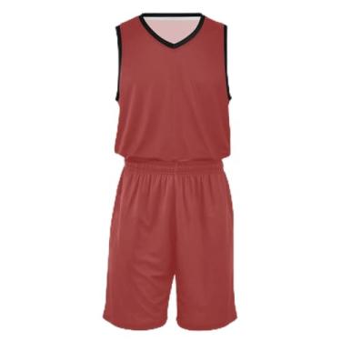 Imagem de Camiseta de basquete rosa roxa com glitter, ajuste confortável, camisetas de futebol para crianças de 5 a 13 anos, Marrom, XXG