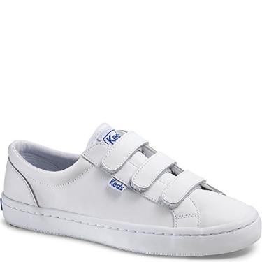 Imagem de Keds Tênis feminino Tiebreak de couro moderno, Branco, 5