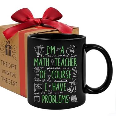 Imagem de ZWV Caneca engraçada para professores de matemática, caneca engraçada para entusiastas de matemática, mulheres e homens, motivacional, presente de aniversário inspirador, amigos, colegas de trabalho,
