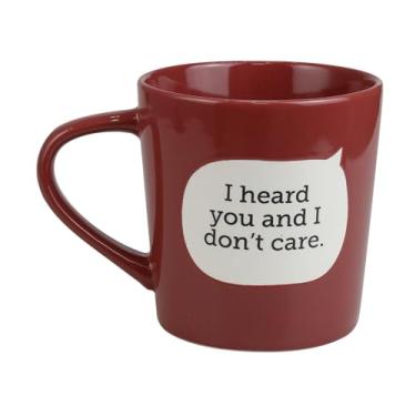 Imagem de Enesco Caneca de café Our Name is Mud Dirty Heard You Don't Care, 473 ml, vermelha