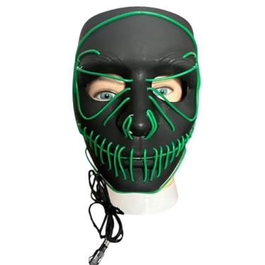 Imagem de El Wire LED Green Venom Mask