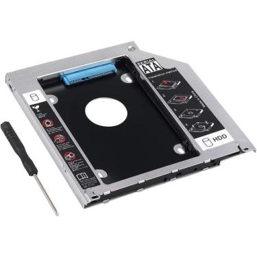 Imagem de Caddy para Hd Ssd Notebook Dvd 12,7mm  12,7mm - Second