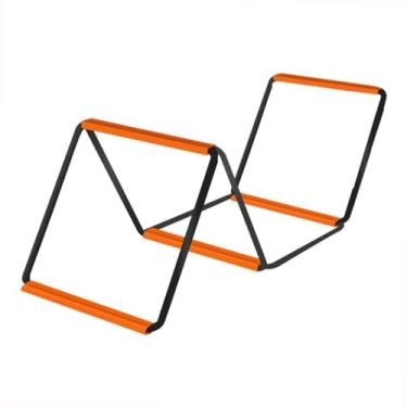 Imagem de Dynwave Escada de agilidade, escada de futebol, melhora a velocidade de coordenação, equipamento de treinamento de agilidade para treino, academia em casa, 4 Grades Sem Saco