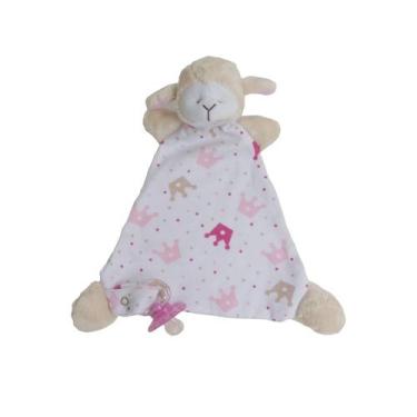 Imagem de Naninha Bebê Cheirinho Porta Chupeta com guizo e prendedor de chupeta 