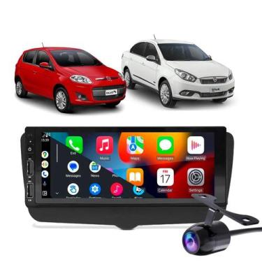 Imagem de Kit Multimídia Carplay Palio Grand Siena 2012-2018 1 Din Mp3 + Câmera 