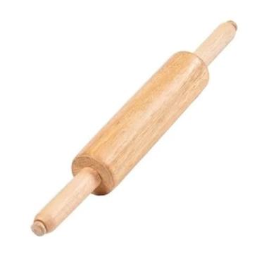 Imagem de Rolo Para Massa Madeira Pau De Macarrão 43cm E 36cm(36cm)