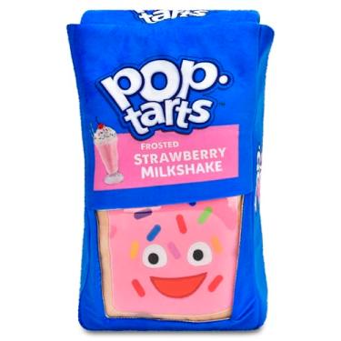 Imagem de iscream Pacote Pop Tarts Conjunto de travesseiros de 35,5 x 20,3 cm com 2 mini travesseiros de pelúcia com envoltório holográfico