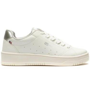 Imagem de Tenis ecko atlanta ref ecatl-03 feminino, 37, Branco, Prata