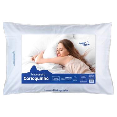 Imagem de Kit 2 Travesseiros 50x70cm Suporte Firme Carioquinha Salehtex