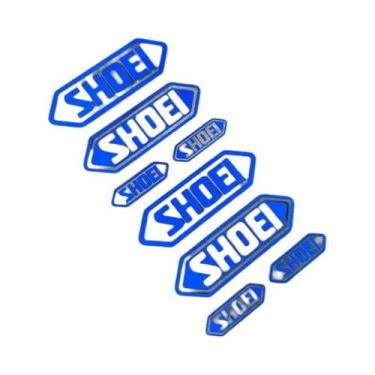 Imagem de Adesivos Refletivos Coloridos para Capacete SHOEI - À Prova D'Água, A5