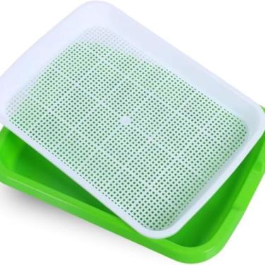 Imagem de Bandeja para Mudas com Sistema de Drenagem, 32,5x24,5x4,5 cm, Plástico PP (1)