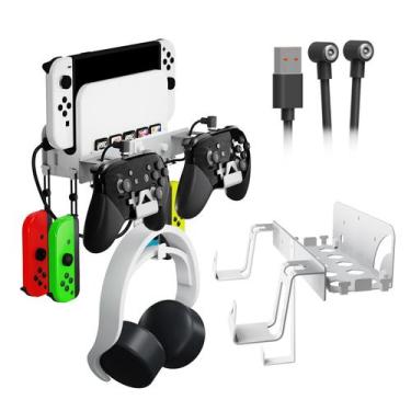 Imagem de Kit de montagem em parede para Nintendo Switch e Switch OLED com supor