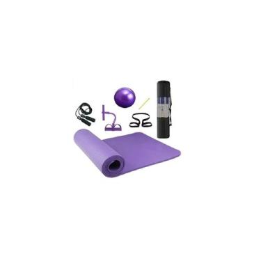 Imagem de Kit de ioga e Pilates Generic Violet - Lightbek Official Store