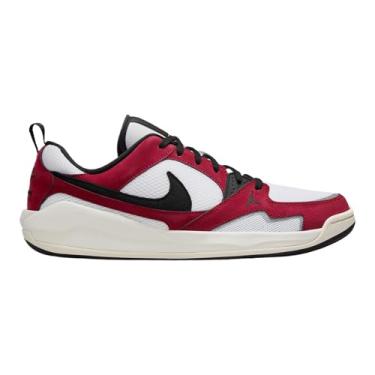 Imagem de Nike CMFT Era Tênis de basquete masculino (branco/vermelho universitário/vela/preto), Branco/Varsity vermelho/vela/preto, 40