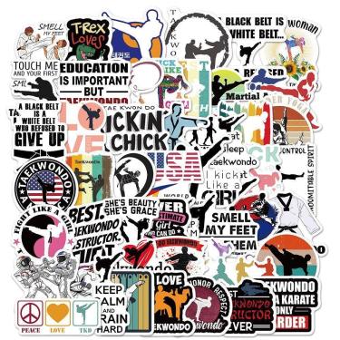 Imagem de Conjunto de adesivos MMA Mixed Martial Arts UFC Muay Thai x50