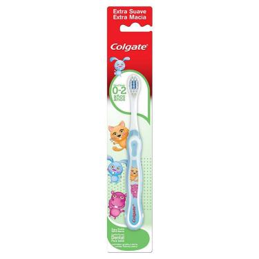 Imagem de Escova Dental Infantil Colgate Baby 0 a 2 Anos Extra Macia Cores com 1 Unidade