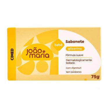 Imagem de Sabonete em Barra Glicerina Cimed Bebê João e Maria 75g