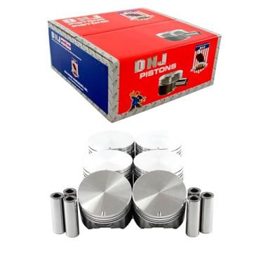 Imagem de DNJ Conjunto de pistões de tamanho grande P1139.40 para Dodge B150, B1500, B250 3,9L V6 12V OHV 3906cc 1992-2003